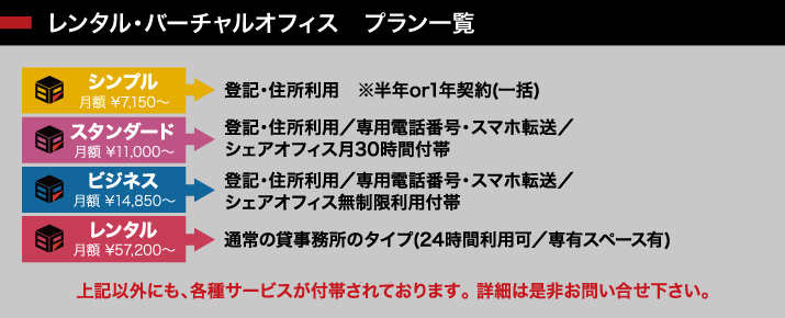 プラン一覧